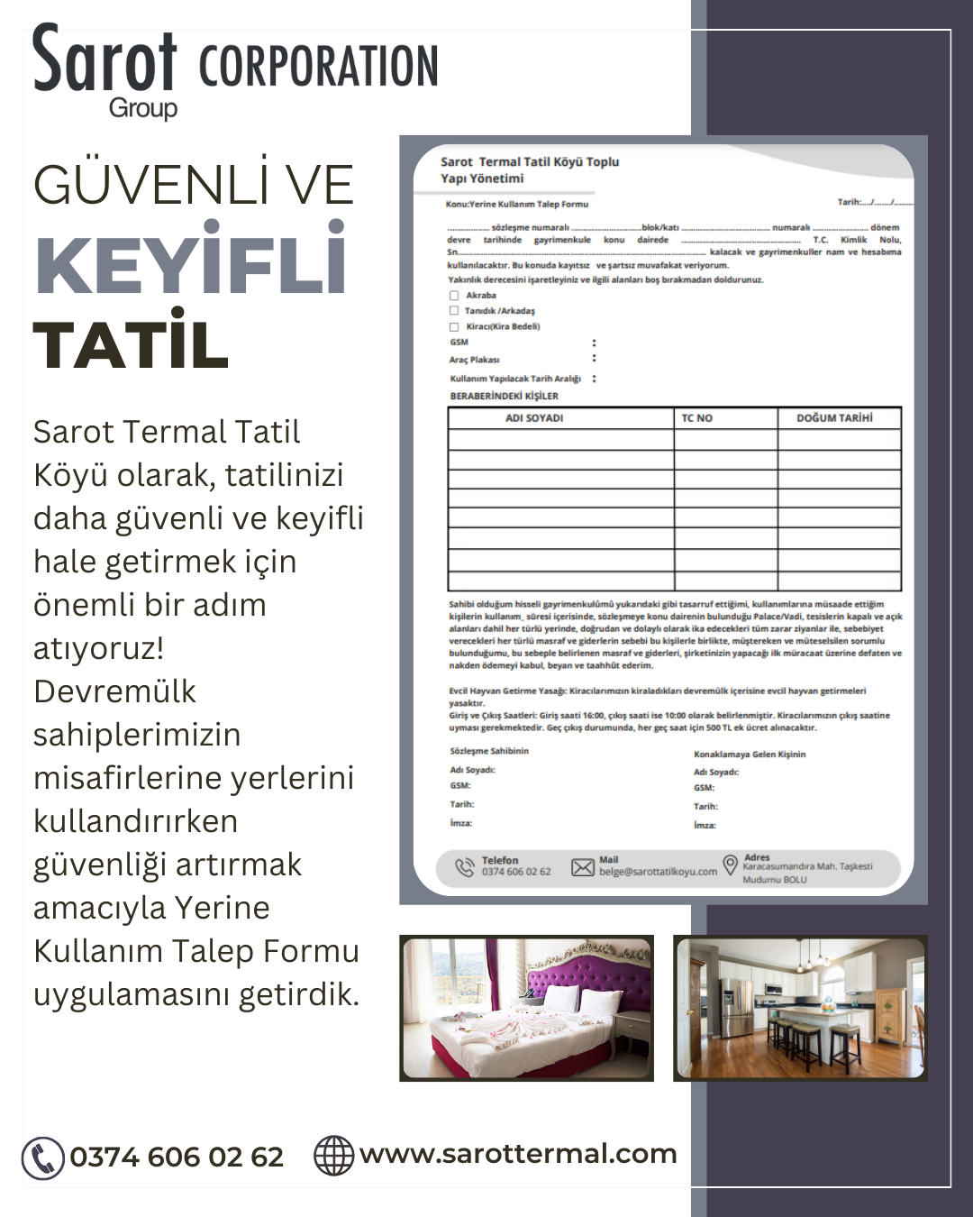 KULLANIM TALEP FORMU UYGULAMASINI GETİRDİK.